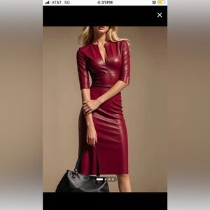 Wine small dress